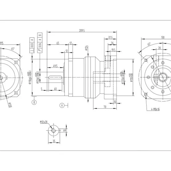 MKD Series Planetary Reducer Gearbox photo-2