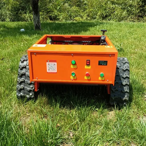 Yamaha Engine Commercial Rubber Track Lawn Mower Fernsteuerung Fernbedienbarer Rasenmäher Der beste Rasenmäher photo-5