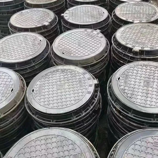 China Wholesale Round Cast Ductile Iron Manhole Cover for Sale photo-3