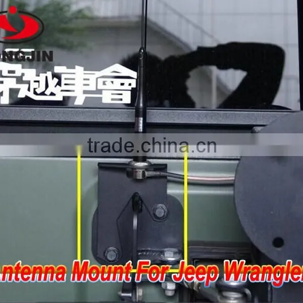 Steel CB JK Style Antenna Mount CB Antenna Bracket Mounting Bracket Fit For Jeep Wrangler 2007-2014