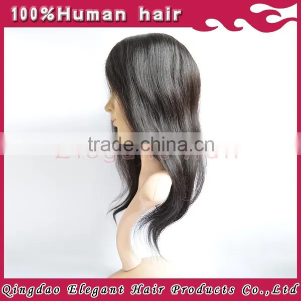 Silk Top 100% Super Quality Human Remy Hair Toupee photo-2