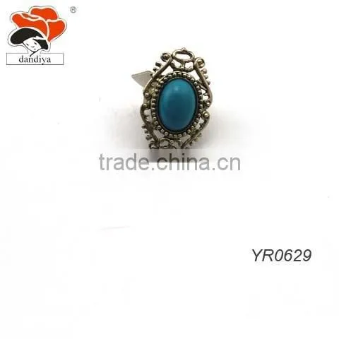 New Design Fashion Ruby Flower Ring photo-2