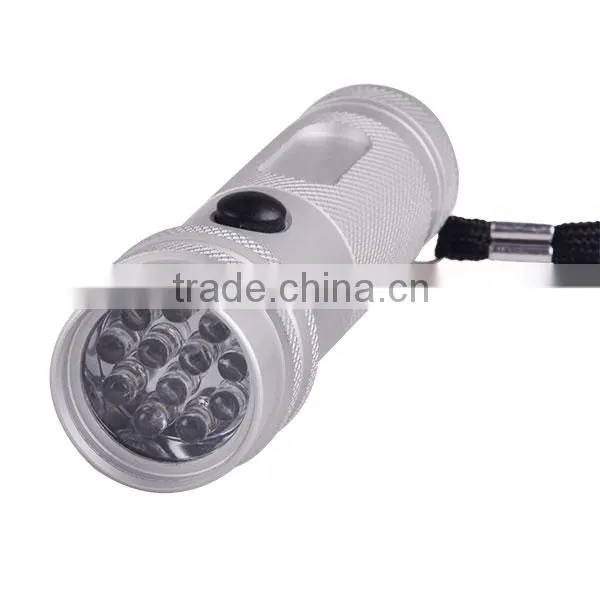 High Quality Durable Flashlight Torch Branded 12 LED Torchlight for Promotion photo-2
