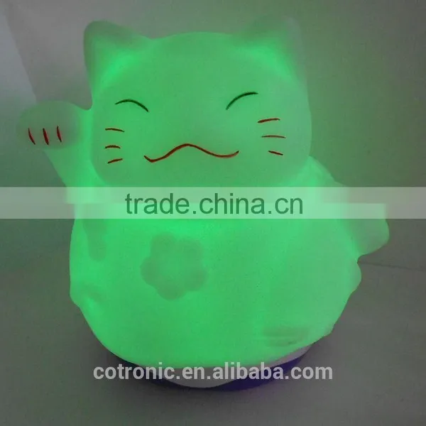 Cat Shape Small Baby Portable LED Night Light photo-2