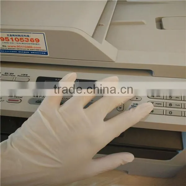 White Latex Examination Gloves, Dental Use Latex Gloves, Disposable Medical Latex Gloves photo-4