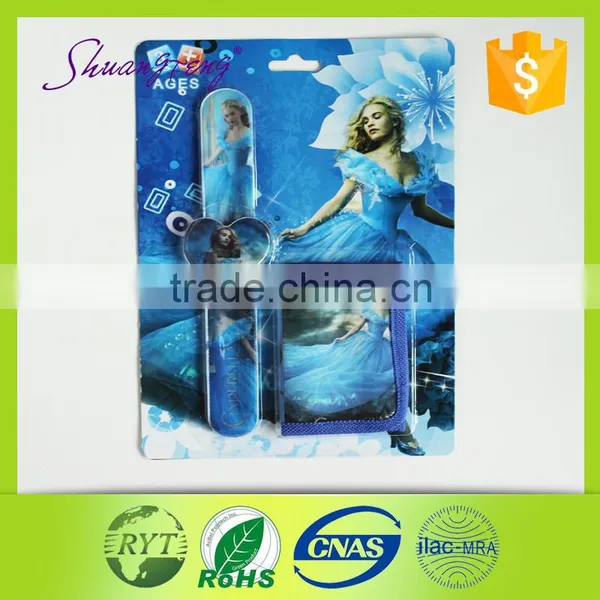Popular China Supplier PVC Kids Snap Watch With Wallet Suit photo-4