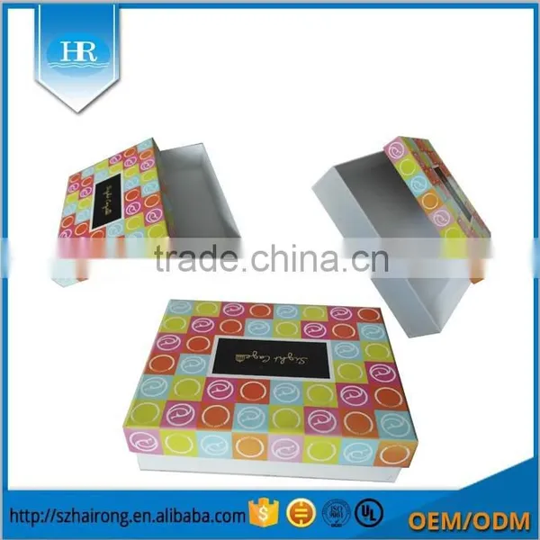 Custom Design Print Color Cardboard Box Paper Gift Box photo-3