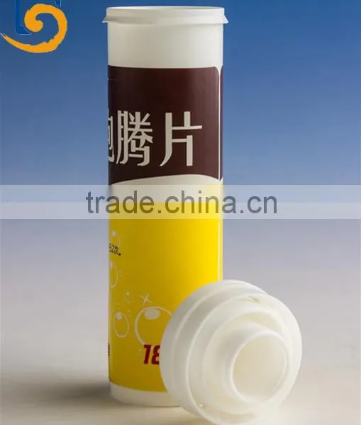 Effervescent Tablet Tube With Desiccant Silica Stopper photo-6