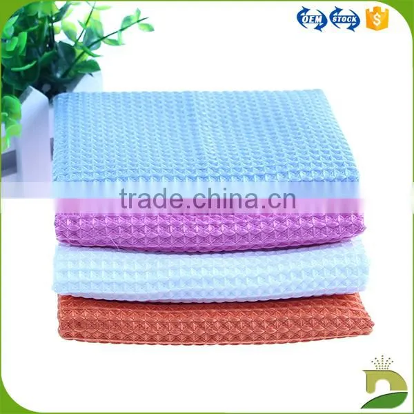Strong Water Abserbent Waffle Car Cleaning Cloth photo-2