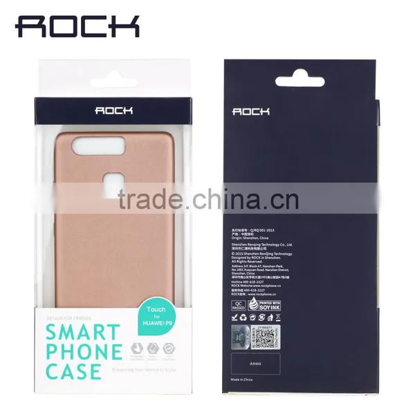 Original Rock Soft Leather Rubber Back Protective Case for Huawei P9 Touch Series PU Cover MT-5688 photo-6