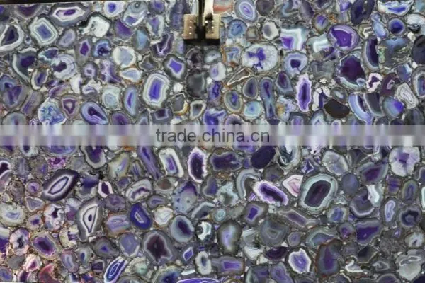 Semi Preious Purple Raw Brazil Agate photo-3