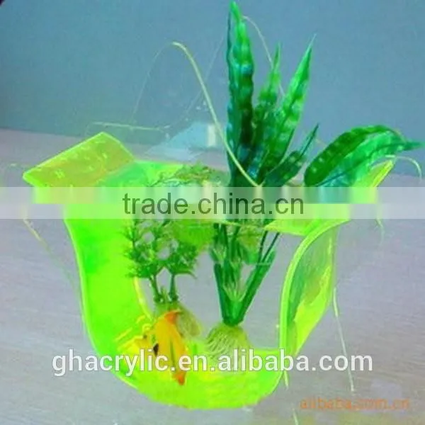 GH-RZ618 Eco-friendly Beautiful Plexiglass Acrylic Fish Bowl Fish Bowel ,,customized Acrylic Fish Bowl photo-2