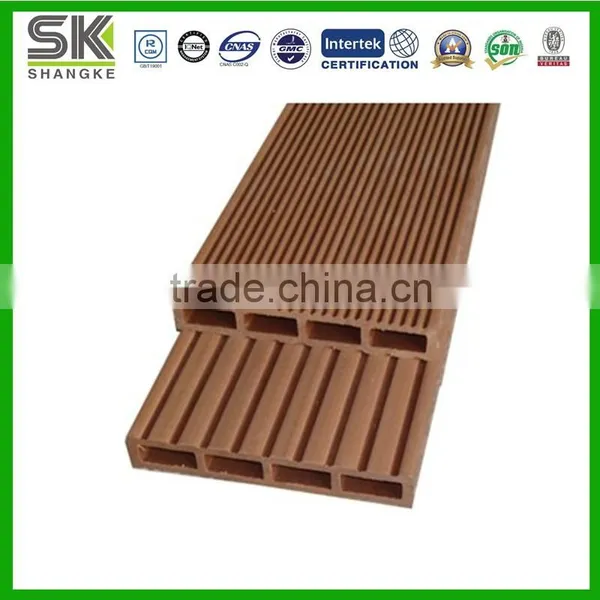 Waterproof Hollow Engineered Flooring WPC Decking