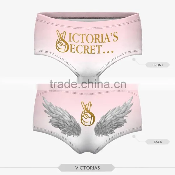 Children's Cute Panties Pug Dog Cut Cat Sexy Girls Tight Lingerie Stretchy Underpanties 3d Digital Full Print Custom Hot Sale photo-2