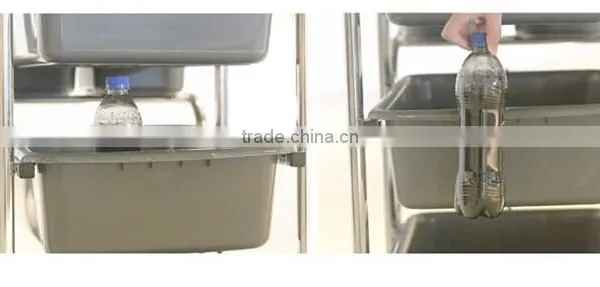 3 Tier Black Utility Heavy Duty Cart photo-5