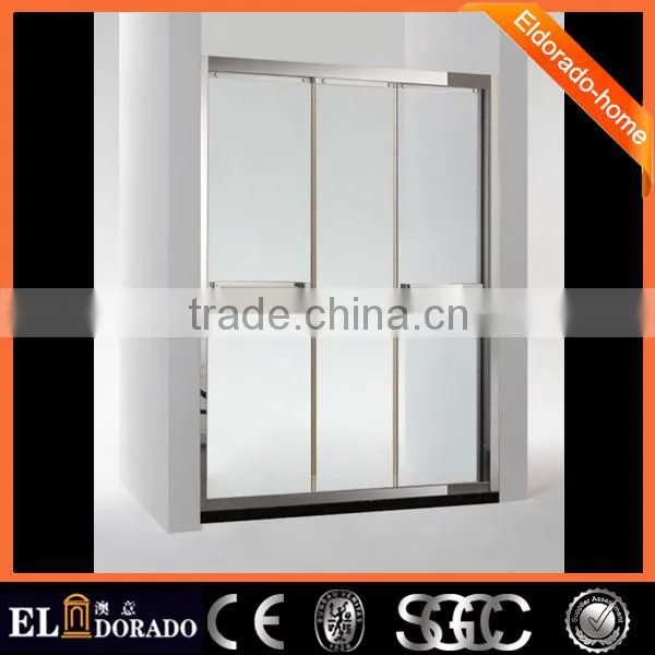 Italy Pivot Tempered Glass Panel China Brand Design European Style SGCC Straight Shower Bath