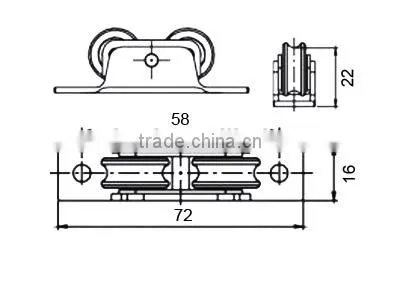 Non-frame Roller Bearing,Nylon Pulley photo-6