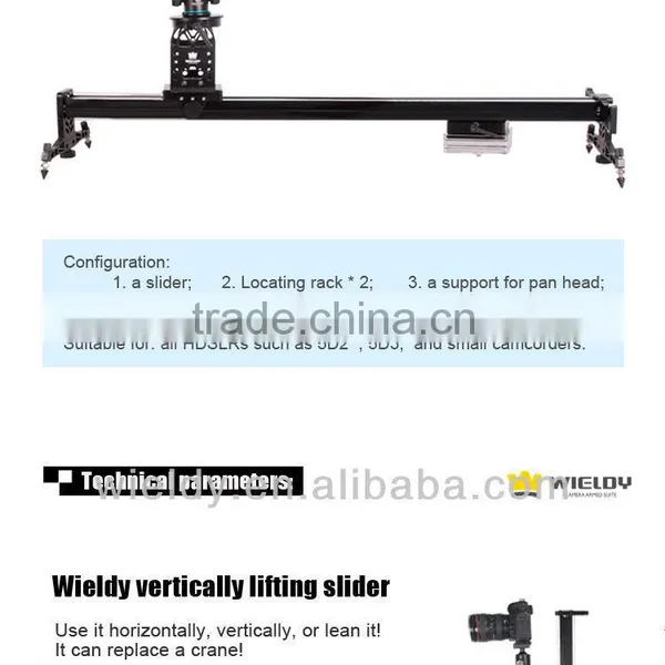 Multiple Function DSLR Camera Slider/ Vertically Lifting Video Slider/ Cannon Camera Slider photo-4