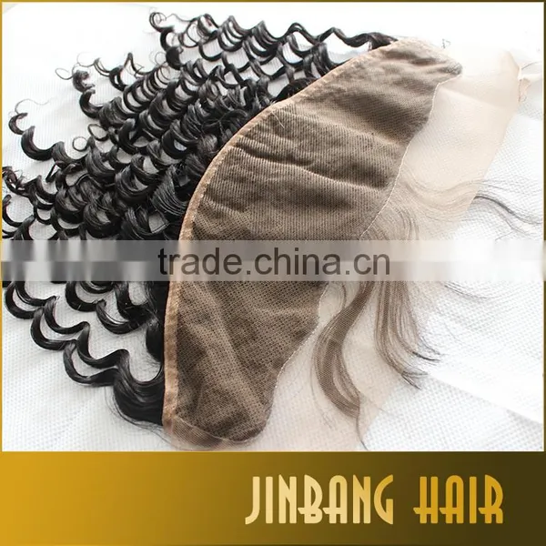Silk Base Full Frontal Lace Closure 13x4 Brazilian Deep Wave Lace Frontal Closure Ear To Ear Lace Frontal photo-4