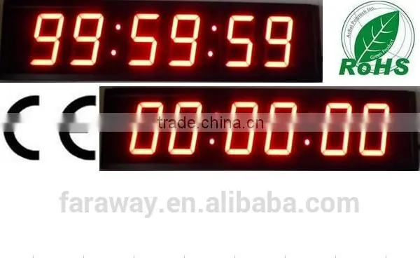 High Quality 4" Green/red Led Timer Clock for Sports, Gym With Countup/countdown Function photo-3
