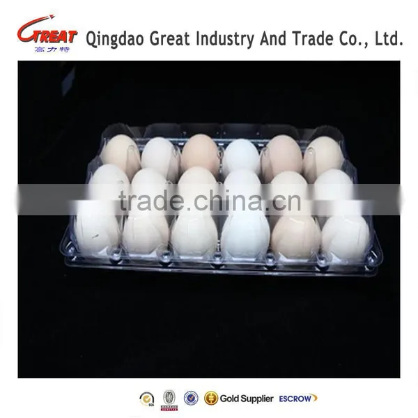 Disposable PET Plastic Eggs Tray 15 Holes photo-2