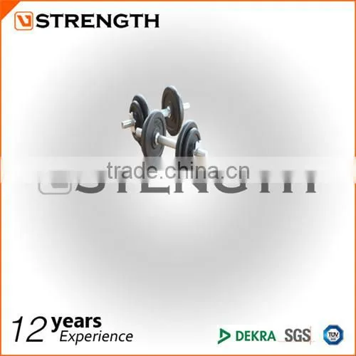 50KGS CAST IRON/CHROME DUMBBELL SET photo-2