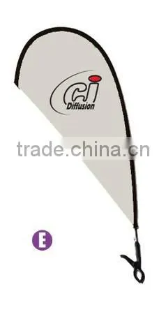 Marketing Feather Flag With Double Side Printing and Car Base photo-5
