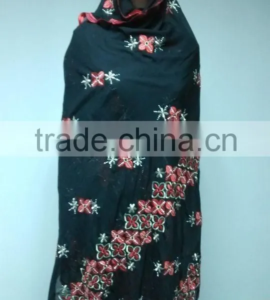SCF-0416 High Popular Hot Fashion Ladies Scarf With Fancy Design Good Quality for African Women Wedding Party Decoration photo-6