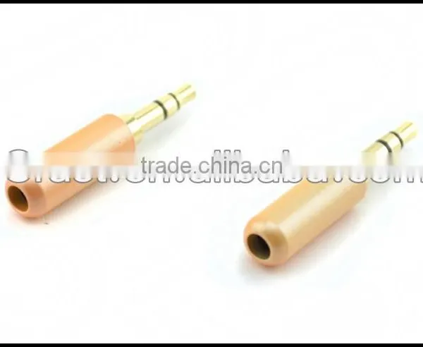 Audio Gade OEM Hi End Gold Plated 3.5-Y Gold Plated 3.5MM Male Headphone Terminal Yellow photo-2