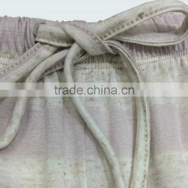 Soft Linen Ladies Long Sleeve Nightgown Set photo-5