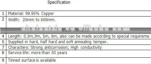 Copper Earthing Bar for Grounding Lightning Protection photo-4