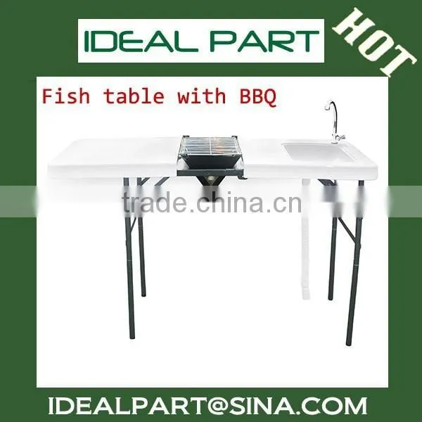 Multi-use Folding Fish Camping Table photo-3