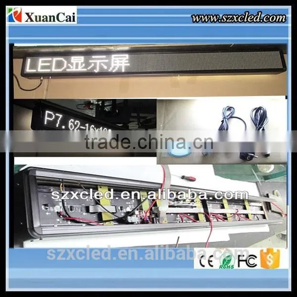 P7.62_ 16 X 192 LED Moving Message Two Lines Display Sign photo-3