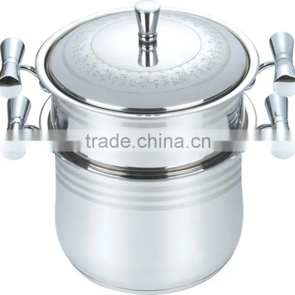 AH3594 Sainless Steel Double Boiler ( Steamer Set )
