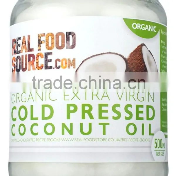 EXPELLER VIRGIN COCONUT OIL COLD PRESSED (ORGANIC CERTIFIED)