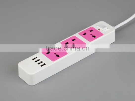 2500w Power Extension Socket With USB Charging Port photo-3