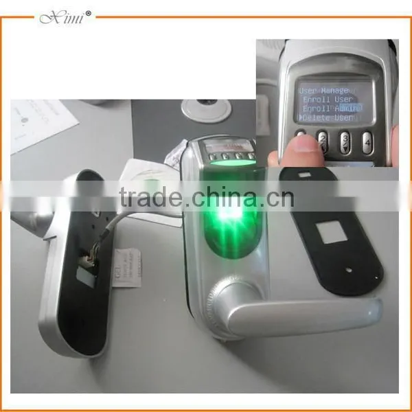 ZK Fingerprint Door Lock With Digital Keypad and Lcd Screen USB Communication to Store the Records photo-2