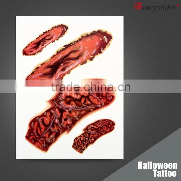 Halloween Decorating Wounds Tattoo Sticker