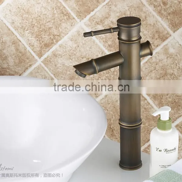 Antique Bathroom Bamboo Faucet