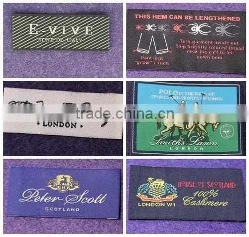 Customized Garment Woven Label, Satin Woven Label , Brand Label For Clothing photo-6