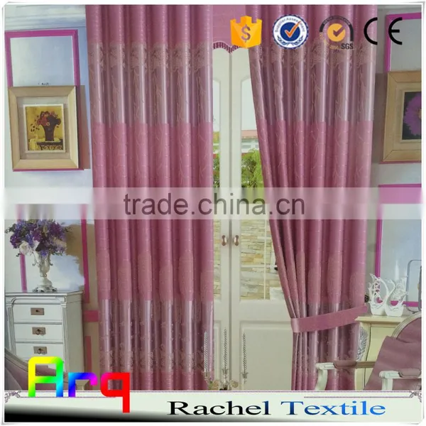 Modern Simple 100% Polyester Material Flocked Fabrics for Blackout Curtain/ Sofa/cushion- Silk Like Polyester Material photo-3