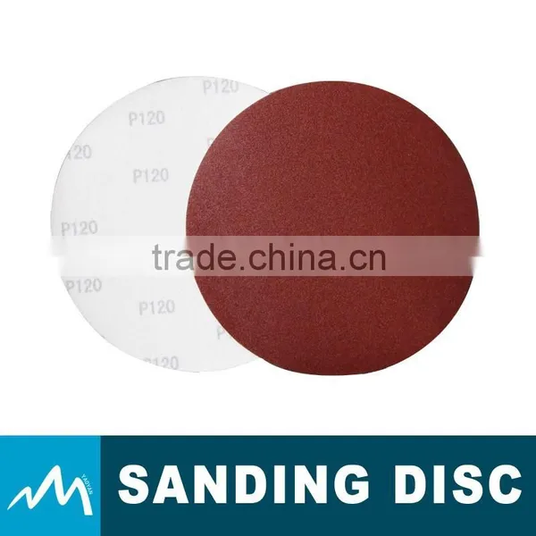 Factory Price Aluminum Oxide Round Hook Loop Sanding Discs photo-3