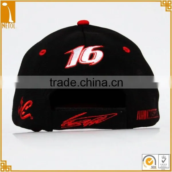 Wholesale Custom Black 100% Cotton Embroidered Unisex Curved Baseball Cap photo-3