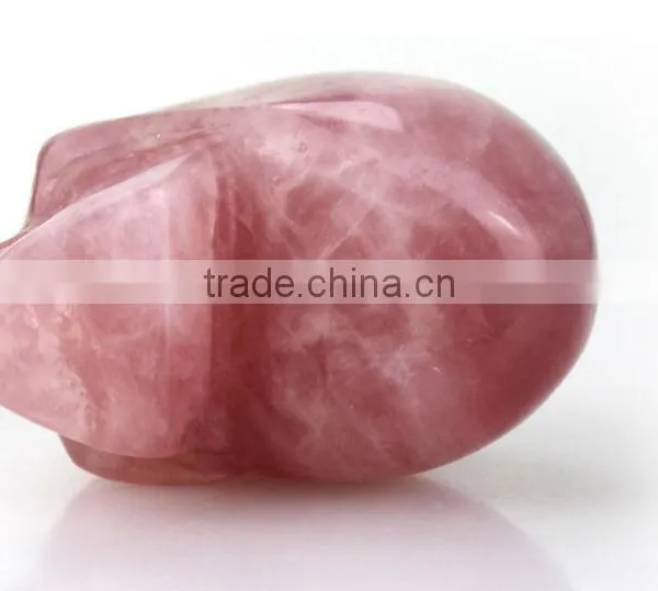 China Natural Crystal Quartz Skull,hand Carved Crystal Skull for Sale photo-3
