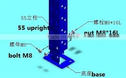 Adjustable China Good Quality Storage Rack System photo-6