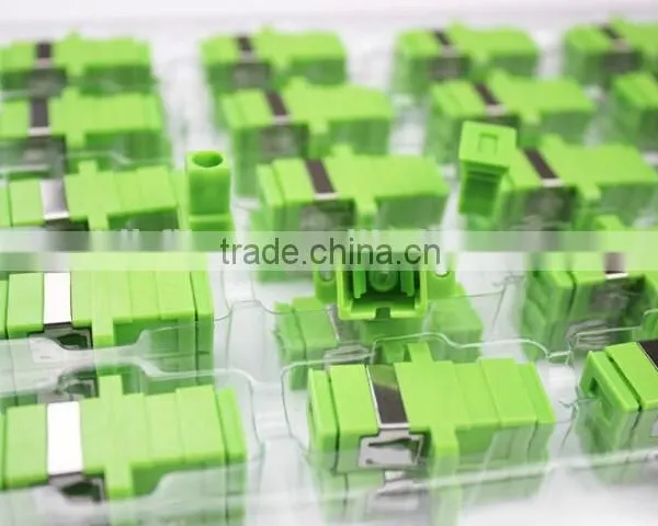 SC APC Square Split Type Fiber Optic Adapter/SC APC Bare Fiber Adapter photo-3
