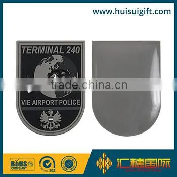 wholesale promotional fashionable custom soft pvc label patch 3D
