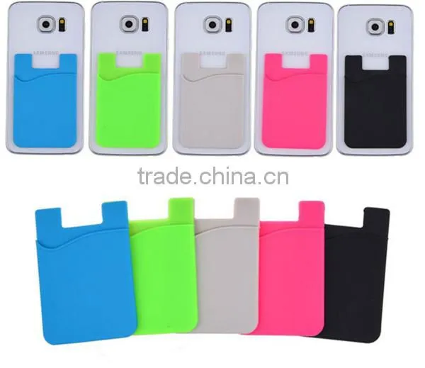 Wholesale Silicone 3m Cell Phone Back Sticker Card Holder photo-3