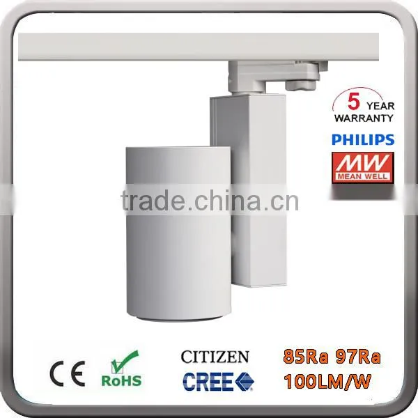 Track Rail Lamp 100LM/W 97Ra COB LED Track Light 30W 35 Watt With Philips Driver 5 Years Warranty photo-6
