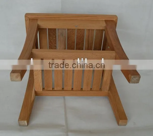 Teak Wooden Comfortable Bathroom Stool FSC Approved photo-4
